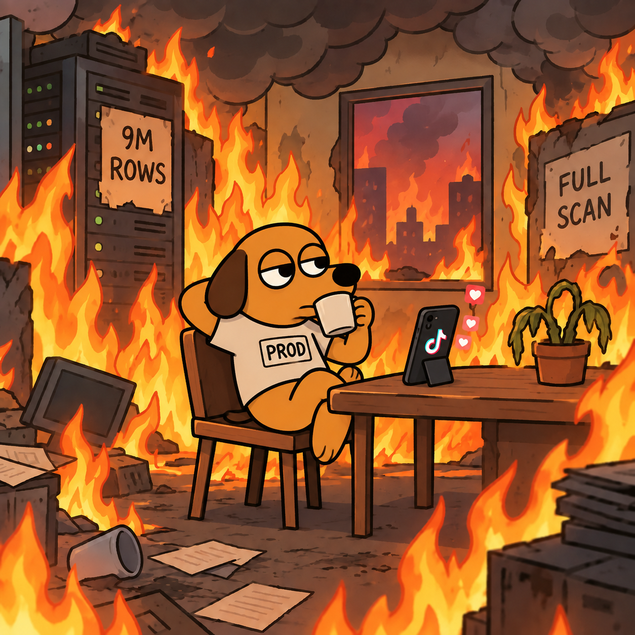 this is fine, prod edition