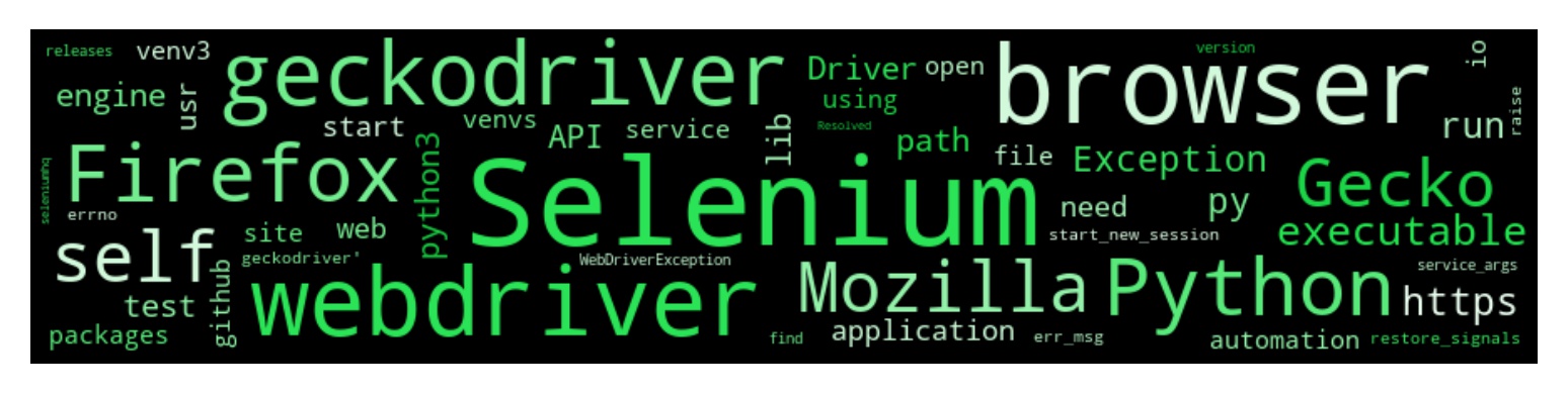 How I Resolved Selenium Geckodriver Webdriver Exception